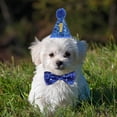 thumbnail image 3 of KONTONTY 1 Ensemble Nœud Papillon pour Chiens Nœuds Réglables Accessoires Légers pour Animaux, 3 of 8