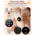 thumbnail image 4 of Reloj Inteligente Mingdaln para Mujeres con Diamantes y Llamadas Bluetooth, 4 of 9