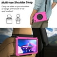 thumbnail image 2 of Dteck Case for Lenovo Tab M10 Plus 3rd Gen 2022 10.6 inch Heavy Duty Shockproof Kickstand Rugged Cover with Shoulder Strap, Rose, 2 of 7