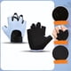 thumbnail image 1 of Guantes Antideslizantes de Medio Dedo - Guantes de Entrenamiento Transpirables para Ciclismo, Yoga y Fitness - Correa de Muñeca Ajustable, Diseño Ergonómico, Agarre Duradero - 1 Par, 1 of 6