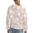 thumbnail image 7 of Lsque Cute Rabbit Pattern Casual Women's Hoodie,Hooded Sweatshirt with Kangaroo Pocket,Pullover Hoodie with Eye-catching Drawstrings-Medium, 7 of 7