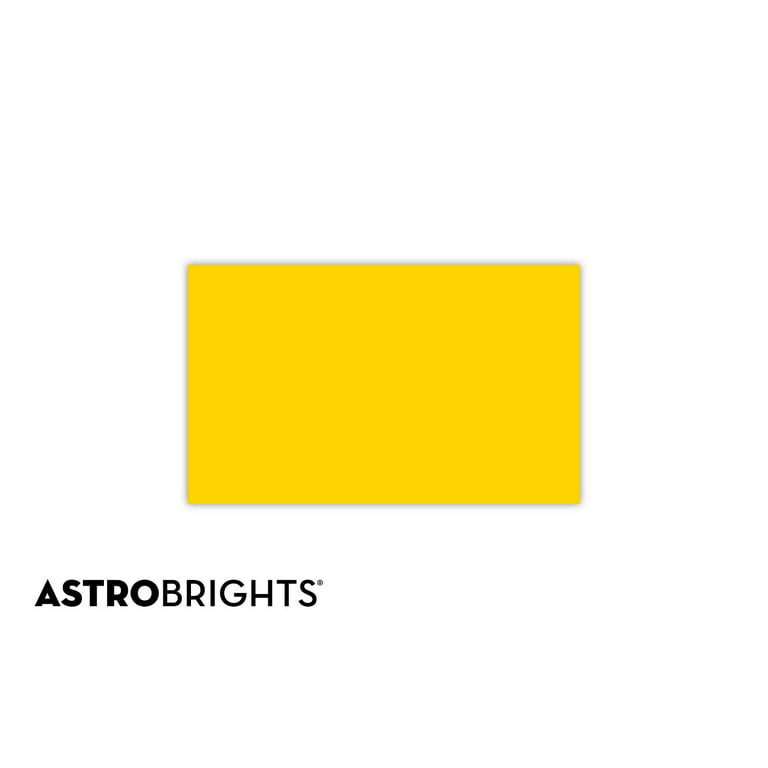 Astrobrights Solar Yellow Paper - 11 x 17 in 60 lb Text Smooth 500 per Ream