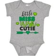thumbnail image 3 of Inktastic Little Miss Irish Cutie with Shamrocks and Arrow Girls Baby Bodysuit, 3 of 5