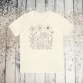 thumbnail image 2 of Wildflower t-shirt, simple flowers shirt, women's gift, Short Sleeve Tee, 2 of 12