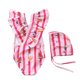 thumbnail image 4 of Odeerbi 2-24 Meses Traje de Baño de Una Sola Pieza Para Niñas Con Sombrero de Sol Traje de Baño de Verano Con Impresión Linda, 4 of 5