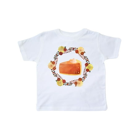 

Inktastic Pumpkin Pie and Floral Wreath Gift Toddler Boy or Toddler Girl T-Shirt