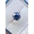thumbnail image 5 of 5 Carat Moissanite 925 Sterling Silver Ring, 5 of 7