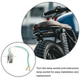 thumbnail image 3 of unbranded 2Ud Transferidor De Luz Trasera Para Motocicleta Color Plata Con Arnés De Cableado Fácil Instalación, 3 of 8