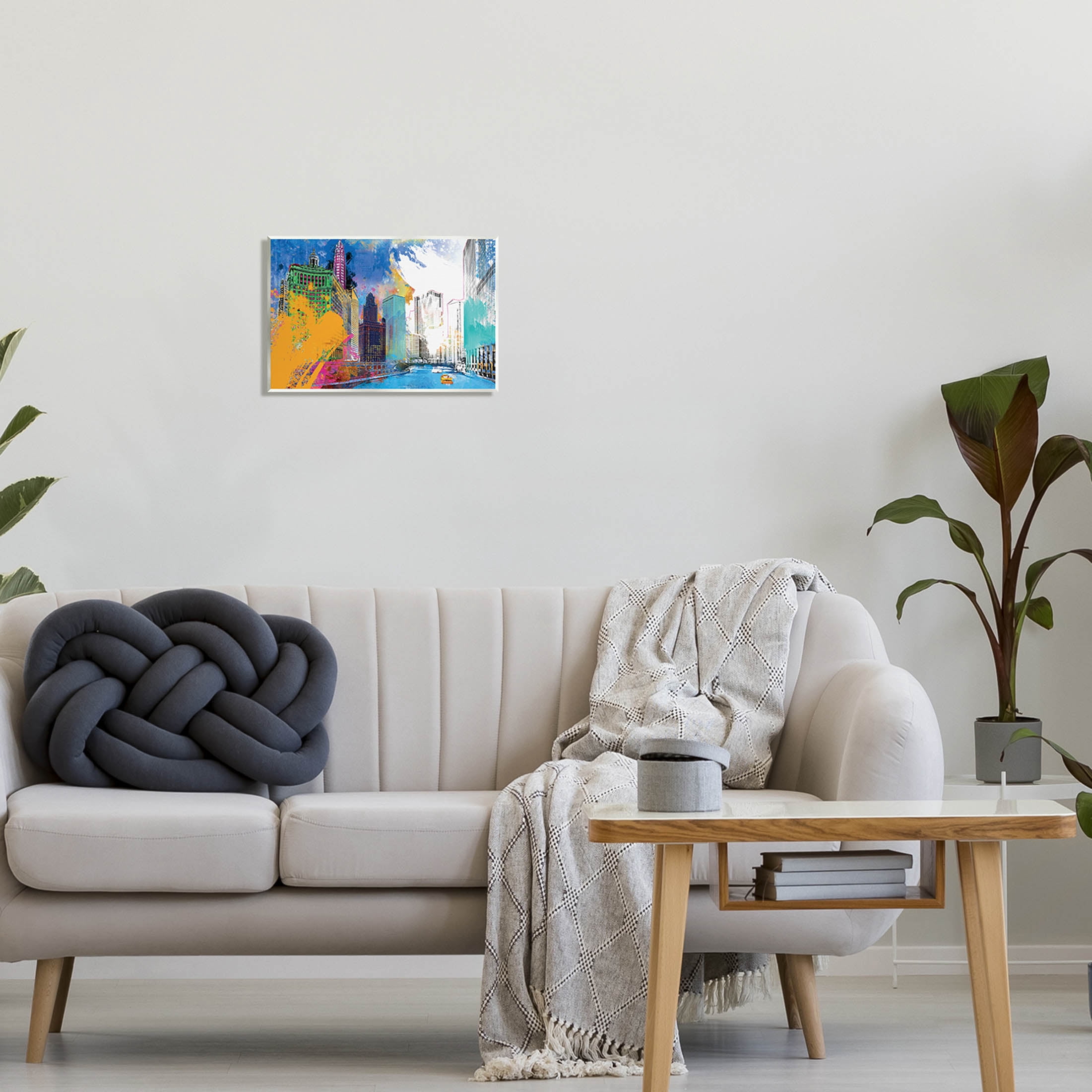 Stupell Industries Urban City Buildings Collage Graphic Art Unframed Art Print Wall Art, Design by Porter Hastings