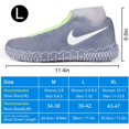 thumbnail image 5 of Waterproof Shoe Covers, Reusable Silicone Shoe Covers with Non-Slip Reinforced S, 5 of 5