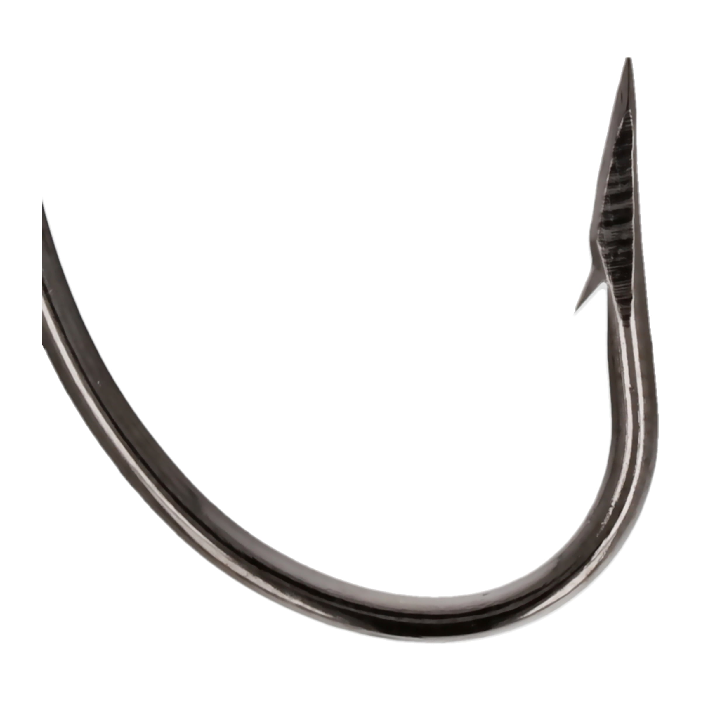 Lazer Sharp LPS095XBL3/0 Sproat Worm Hook, Black, Size 3/0
