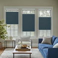 thumbnail image 4 of Keego New Upgraded No Drill Cellular Shades Top Down Bottom Up Honeycomb Blinds Cordless Window Blinds Easy to Install Cellular Shade for Windows, Blackout - SteelBlue, 25"W x 48"H, 4 of 8