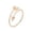 Gold, variant on Fashionable Opening Adjustable arrowhead Ring Couple Unique Copper Jewelry Gift