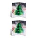 thumbnail image 2 of Yuarrent Navidad 3D Pop-up tarjeta de felicitación hecha a mano postal de cumpleaños con sobre boda vacaciones adultos Baby Shower DIY Verde 2Conjunto, 2 of 6