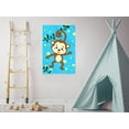 thumbnail image 2 of Awkward Styles Little Monkey Unframed Poster Cute Animals Illustration Kids Room Wall Art Monkey Prints Funny Art for Kids Animal Art Newborn Baby Room Wall Decor Animal Wallpapers Made in USA, 2 of 3