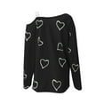 thumbnail image 4 of Women Print Shirt Long Sleeve Sweatshirt Loose Pullover Top, 4 of 5