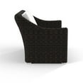 thumbnail image 5 of Saint Birch Contemporary Cast Iron Outdoor Wicker Loveseat in Beige, 5 of 5