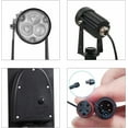 thumbnail image 4 of (3000K)，Outdoor Solar Spotlight, Outdoor Solar Lamp Garden Solar Projector for IP65, 2 Brightness Levels Dusk to Dawn Garden Lighting for Trees, Courtyard, Garden Path, 4 of 5