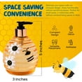 thumbnail image 4 of Simple Pleasures Beehive Soap Dispenser – Cute Hand and Dish Soap Dispenser for Kitchen and Bathroom Décor – Cool Liquid Soap Dispenser for Handwashing and Cleaning, 4 of 9