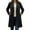 Black, variant on Women's Wool Blend Peacoat Single Breasted Trench Coat Fall Winter Casual Lightweight Overcoat Elegant Outerwear with Pockets