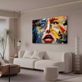 thumbnail image 3 of Abstract Art Modern Decorative Painting Face Framed Canvas Poster Bedroom Decor Sports Landscape Office Room Decor Gift,Frame-style,08x12inch(20x30cm), 3 of 8