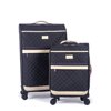 iFLY Soft Sided Luggage Coco 2 piece set, Black