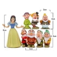 thumbnail image 1 of Disney-figuras de acción de Blancanieves y los siete enanitos, 8 piezas, muñecos de 8cm, juguetes de colección para niños, regalo de cumpleaños Gong Bohan LED, 1 of 2