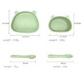 thumbnail image 2 of Kids Silicone Animal Suction Plate, Suction Baby Bowl & Baby Spoons for Toddlers, 2 of 5