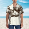 thumbnail image 5 of Picia Cow 1 Gentle Cotton Regular Fit Short Sleeve Casual Hawaiian Shirt for Men-Large, 5 of 8