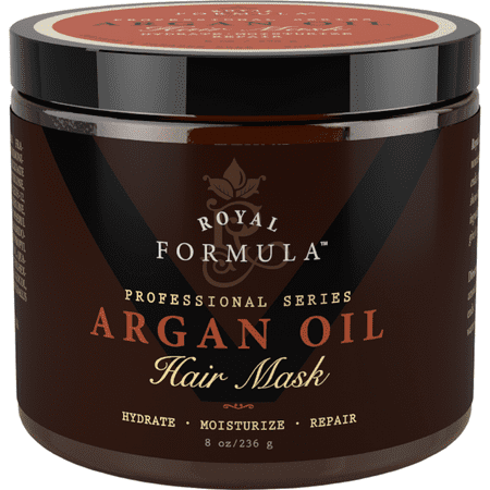 Royal Formula - Argan Oil Hair Mask Deep Conditioner Hair Treatment Therapy, Repair Dry, Damaged, Color Treated and Bleached Hair - Hydrates and Stimulates Hair Growth, 8 (Best Hair Mask For Dry Scalp)