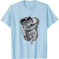 thumbnail image 1 of Human Internal Organs Liver Intestine Stomach Body Anatomy T-Shirt, 1 of 1