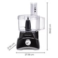 thumbnail image 2 of Procesador de Alimentos Hamilton Beach 8 Tazas 450W 2 Velocidades + Pulso, Disco Reversible, Acero Inoxidable Reacondicionado, 2 of 10