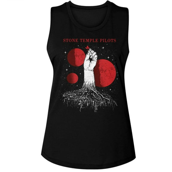 Stone Temple Pilots Planets Black Women's Muscle Tank Top T-Shirt