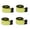 Yellow-4 Pack, variant on 4 Pack Heavy Duty 4" x 30' Flat Hook Winch Straps, 6,000 lbs WLL, 18,000 lbs Break Strength, Secure Tie Down for Flatbed Trucks, Trailers, Towing & Tree Saver
