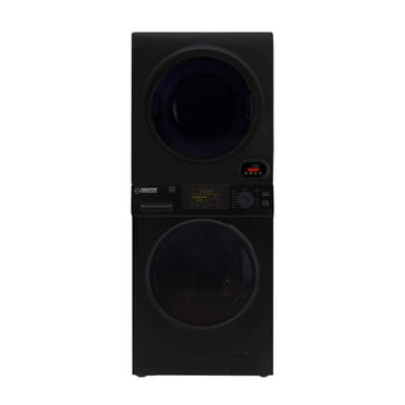 Equator 110V 1.6 cf Washer w/ Pet Cycle & 110V 3.5cf Vented Digital Sensor Dryer in Black