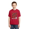 thumbnail image 2 of Wild Bobby 1 2 3 4 100 Days of School Colorful Counting, 100 Days of School 2024 2025 Design for Kids Youth Boys Girls School Unisex Boys Girls Graphic Youth T-Shirt, 2 of 6