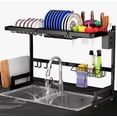 thumbnail image 2 of Escurridor Xtellar De Trastes Platos Fregadero Organizador Cocina Color Negro, 2 of 4