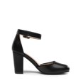 thumbnail image 3 of Zapatos DREAM PAIRS Angela Negros de PU con Tacón Cuadrado 8 cm, 3 of 7