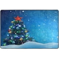 thumbnail image 4 of Dreamtimes Christmas Tree Non-Slip Area Rug 36"x24", Winter Night Floor Carpet Comfort Floor Mats Decor for Indoor Front Porch,Living Room, Bedroom,Kitchen, 4 of 5