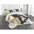 thumbnail image 2 of Ambesonne Sports Quilted Bedspread Set 3 Pcs, Skater Sketchy Colorful Art, King Size, Multicolor, 2 of 4