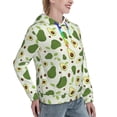 thumbnail image 6 of Sikiie Green Avocado Women's Casual Hoodies Long Sleeve Lightweight Pullover Tops Loose Sweatshirt-XX-Large, 6 of 7