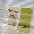 thumbnail image 5 of Three-Layer Draining Storage Box for Kitchen Utensils,White & Gray, 5 of 5