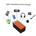 thumbnail image 4 of Amdohai 100W 20-Port USB Wall Adapter Smart Charging Station with Auto Detect Tech and Foldable Plug Replacement for 7S/6S/5S/4S PDA SamsungP1000 Perfect for Public Place or Family Mobile Phone T, 4 of 7