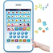 SAYLITA Kids Tablet, Kids Phone ABC Learning for Toddlers Baby Cell Phone Toy with Music Early Educational Tablet Sensory Toys Learning Toys Birthday Christmas Gifts for Kids 3 Years+