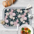 thumbnail image 2 of Table Mat Decorative Heat-Resistant Attractive Luxury Floral Printing Placemat Decoration Gift, 2 of 4