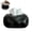 Black, variant on Modern Sculptural Organizer, Creative Facial Tissues Holder Home Decor, Decorative Ceramic Tissue Box for Bathroom, Bedroom, Living Room & Office - Black