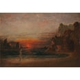 thumbnail image 3 of Francis Danby 24x18 Black Modern Framed Museum Art Print Titled - Study for ‘Calypso's Grotto- (ca. 1843), 3 of 5