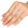 thumbnail image 5 of 1/5 Carat T.W. Diamond Cluster Square Double Halo 10kt Yellow Gold Engagement Ring, 5 of 5