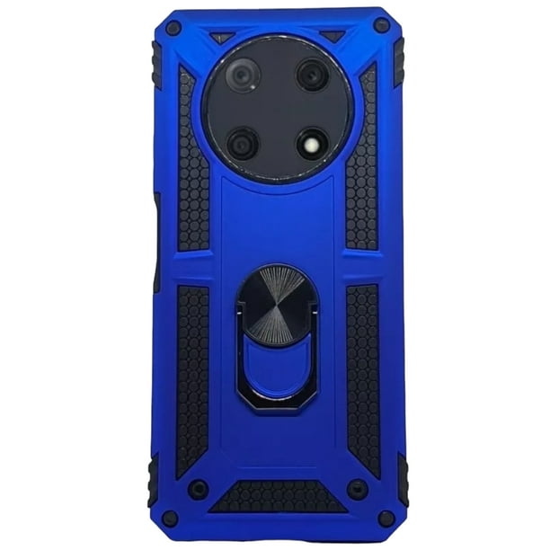 Funda Uso Rudo Con Anillo Magnético Para Huawei Nova Y90 Azul Rey Cely Vesmir 2 Micas De Cristal