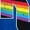 ROYAL BLUE, variant on Pink Floyd - Prism - Men's Short Sleeve Graphic T-Shirt